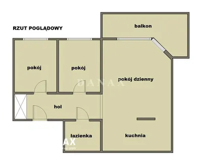 Mieszkanie na wynajem, 57 m² Krowodrza, Żabiniec - miniatura 5