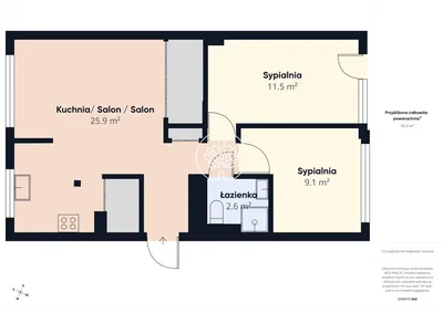 Wynajmę Mieszkanie Warszawa - 54 m² - miniatura 4