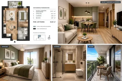Wynajmę Mieszkanie Oświęcim - 33 m² - miniatura 3