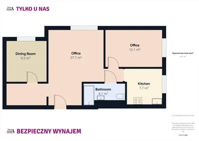 Wynajmę Mieszkanie Gdańsk - 63 m² - miniatura 4