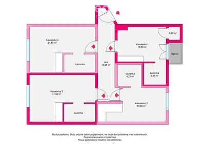 Wynajmę Mieszkanie Katowice - 19,50 m² - miniatura 3