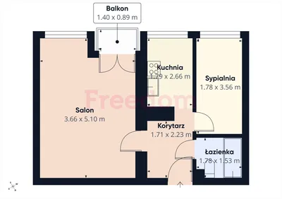 Wynajmę Mieszkanie Kraków - 34,83 m² - miniatura 4