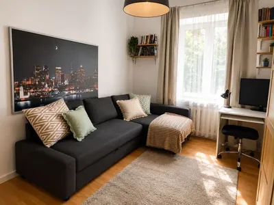 Studio with separated kitchen in the City Center
