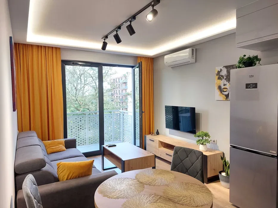 Nowe 2-pokojowe | 44 m² | Klimatyzacja| Balkon| Garaż| PIERWSZY NAJEM - 1/8