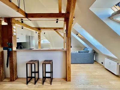 GRUNWALD - ŁAZARZ | stylowe dwupokojowe mieszkanie na poddaszu | 75 m2 po podłodze | ANTRESOLA - miniatura 3