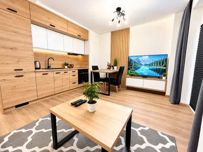 2 pokojowe piekne mieszkanie, klima, garaż, ul. baidlona Katowice, debowe tarasy