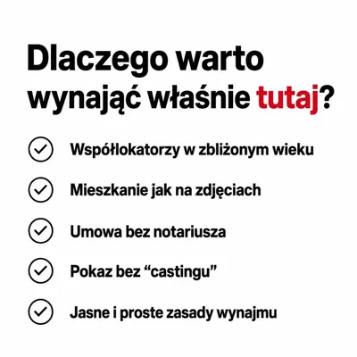 Zaspa | blisko morza i Parku Reagana | Pokój 1-os. od zaraz - miniatura 3