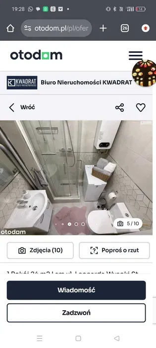 Wynajmę kawalerkę LSM Leonarda blisko Leclerca - miniatura 4