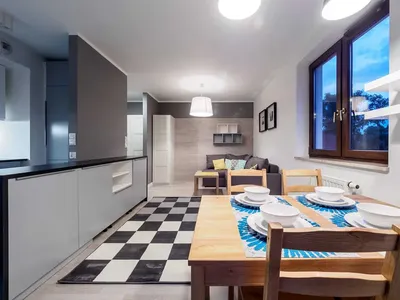 Mieszkanie / Grzegórzecka 77a /pokój dzienny z kuchnią + sypialnia z łóżkiem 140x200 / Wszędzie blisko - miniatura 3