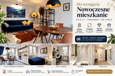 3 pokoje przy METRZE | WYSOKI STANDARD | bez prowizji