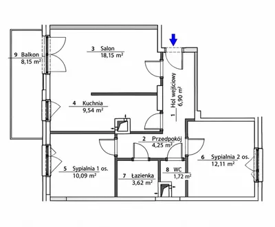 Nowe 3-pokojowe mieszkanie 70m2 | 2 łazienki | Balkon | Garaż | Praga-Południe