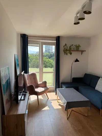 Mieszkanie na wynajem Powiśle | 2 pokoje | balkon na park | możliwość parkowania na posesji - miniatura 3