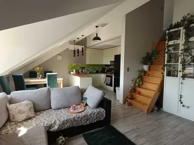 Wyjątkowe loftowe mieszkanie z antresolą | Złotno | klimatyzacja | PET FRIENDLY. - Unique Loft-Style Apartment with Mezzanine | Złotno | Łódź - miniatura 3