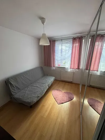 Pokój na wynajem w trzypokojowym mieszkaniu | Gdańsk, ul. Piekarnicza 40 | Mieszkanie 60+ m² | Miejsce parkingowe
