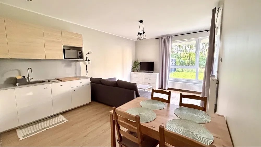 Nowoczesne 2 pokoje z wielkim ogródkiem (90 m²) + garaż w cenie! | ul. Łopianowa - 1/8