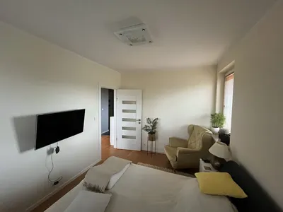 Mieszkanie 50m2 ul. Białołęcka. 1 piętro, winda, 3 pokoje, balkon 15m2, garaż podziemny, osiedle monitorowane. Mieszkanie do wynajęcia Białołęka. - miniatura 4