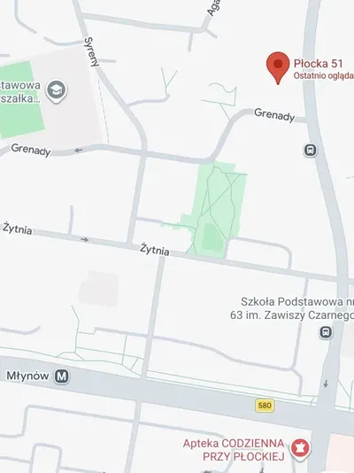 3-pokojowe mieszkanie 60 m² | ul. Płocka | klimatyzacja | balkon - miniatura 2