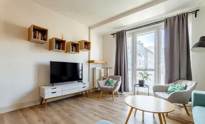 Przestronne mieszkanie 3 pokoje 88 m² – umeblowane, 2 balkony, Warszawa - miniatura 2