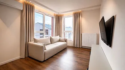 2 pokoje | 43 m2 | wysoki standard | jasny salon z aneksem kuchennym | sypialnia z wyjściem na balkon | garaż podziemny - miniatura 3
