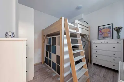 Łazarz, 43 m2, 2 pokoje, duży salon, przestrzeń biurowa, łózko na antresoli - miniatura 5