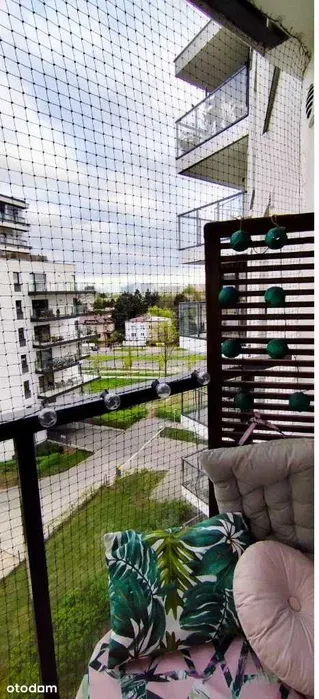 2 pokoje 54m2 + balkon + miejsce parkingowe + AC | Metro Wilanowska