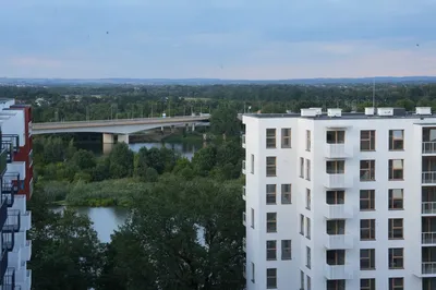 Mikrokawalerka z widokiem na Odrę i Most Milenijny - Port Popowice - miniatura 4