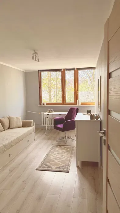 2 jasne, niezależne pokoje dla studentów | Mieszkanie 2-pokojowe | Ochota, ul. Geodetów | 15 min pieszo na WUM i Kampus UW | Pełne wyposażenie - miniatura 2