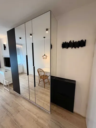 Krowodrza CENTRUM - NOWE mieszkanie PREMIUM KLIMATYZACJA 2 pokoje, 25m², umeblowane, rolety zewnętrzne WYSOKI STANDARD AGH - miniatura 3