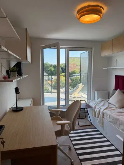 Duży pokój + taras 30 m², 5. piętro, Kartuska | student/pracujący | 2km od centrum!