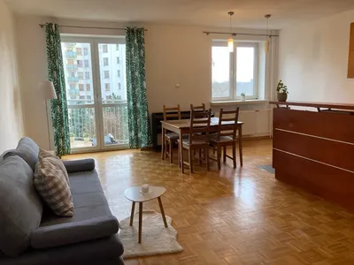 mieszkanie Mokotów 62m(3pokoje+balkon+parking),metro/tramwaj, tereny zielone.