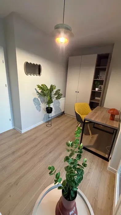 Nowy Duży Pokój w Katowicach w centrum obok spodka z Balkonem , Mega Standard ul. Olimpijska , UŚ WSP UE , pierwszy najemca Wi-Fi w cenie
