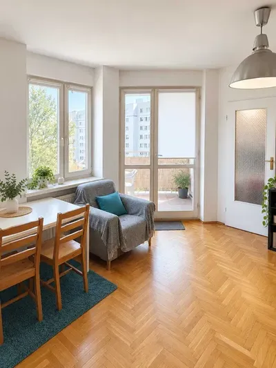 2 pokoje 44 m², Dzielna 21, duży balkon, garaż - miniatura 3