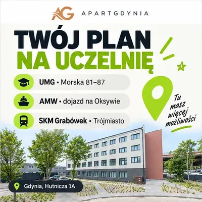 Studio dla studenta Gdynia, blisko UMG i SKM, miesiąc lub semestr - miniatura 2