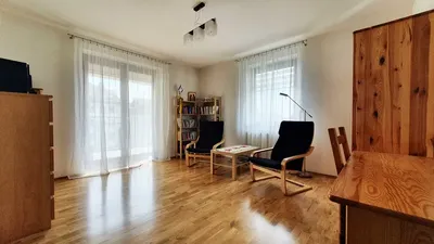 Umeblowane 2 pokoje + kuchnia: 54 m², balkon, parking, komórka – Mydlniki, SKA 12 min