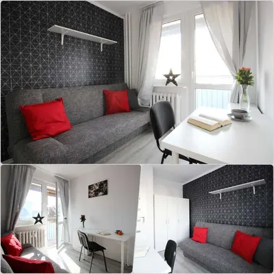 Pokój Zaspa ul. Burzyńskiego Balkon 1180zł – od Października - Room for Rent - miniatura 2