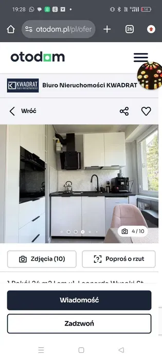 Wynajmę kawalerkę LSM Leonarda blisko Leclerca - miniatura 3