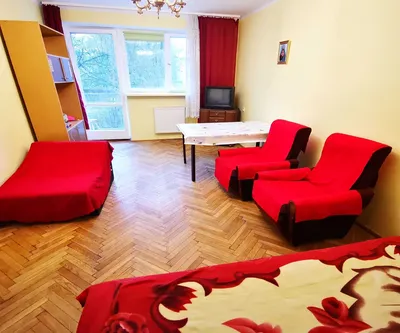 2 pokoje-Mokotów-Ludowa-50m-ciche-metro Racławicka-balkon - miniatura 5
