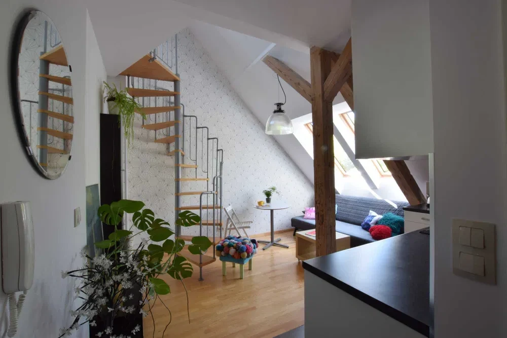 Zjawiskowe mieszkanie, kawalerka z tarasem w sercu Starego Miasta - Gliwice, ul. Lelewela - 1/8