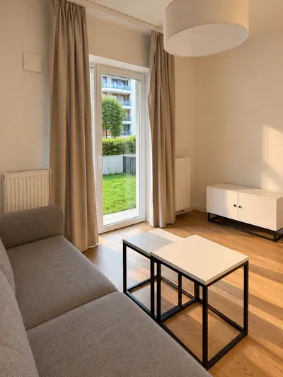 Nowoczesne mieszkanie z ogródkiem | Mokotów | 24 m² | Przyjazne zwierzętom - miniatura 3