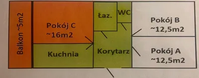 Pokój Rataje w miesz. Studenckim Powstań Narodowych po remoncie - miniatura 5