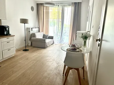 Wilanów | 2 pokoje z ogródkiem | klimatyzacja | bez pośredników
