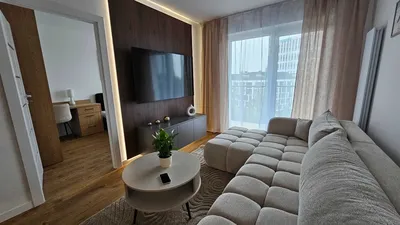 Nowe 2 pok. 45 m², balkon, Magnolia, wszystkie media i internet w cenie | BEZPOŚREDNIO / biuro do pracy, rowerownia, pełne wyposażenie - miniatura 2