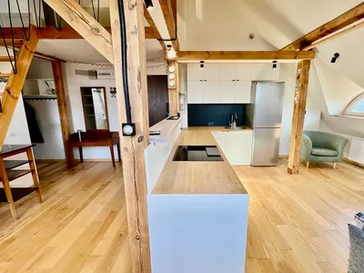 GRUNWALD - ŁAZARZ | stylowe dwupokojowe mieszkanie na poddaszu | 75 m2 po podłodze | ANTRESOLA - miniatura 4