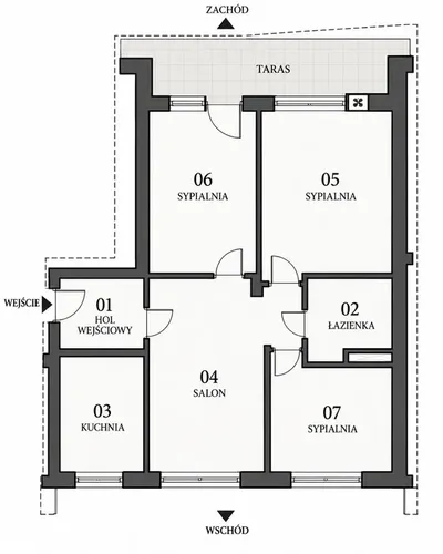 Do wynajęcia mieszkanie 60 m², Bródno, ul. Suwalska, parter, taras, miejsce parkingowe, piwnica - miniatura 2