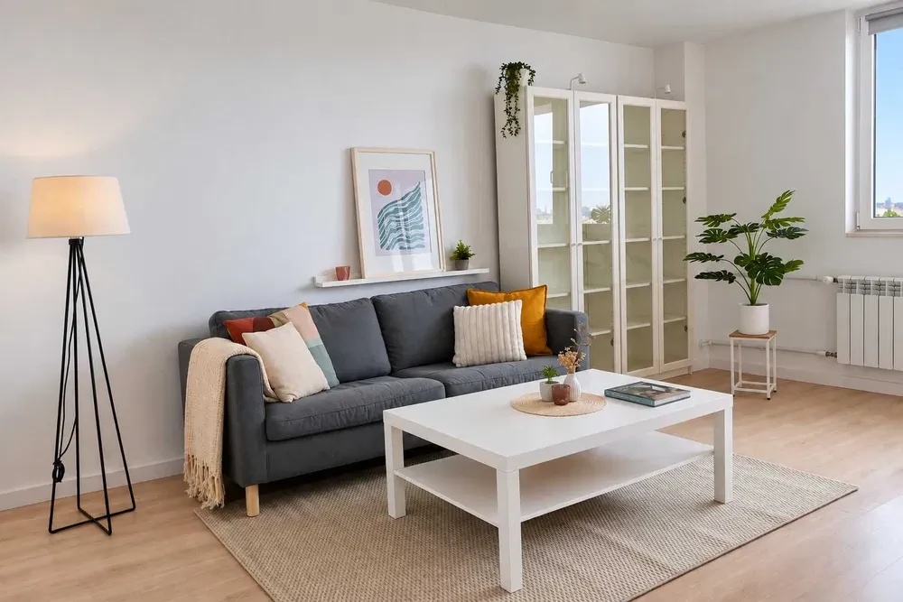 Kamionek: 3 pokoje 55 m², 9 piętro, balkon, panorama Warszawy. BEZPOŚREDNIO - 1/8