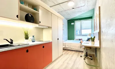 Studio w Student Depot od 1 października–2650zł ze wszystkim dla mężczyzny/Studio at Student Depot from October 1st–2650 PLN all-inclusive–male tenant