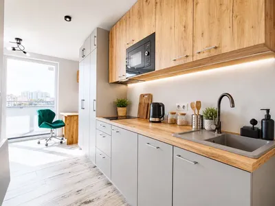2-pokojowy Mikroapartament przy Politechnice | Gliwice ul. Pszczyńska | Widok na panoramę miasta - miniatura 2