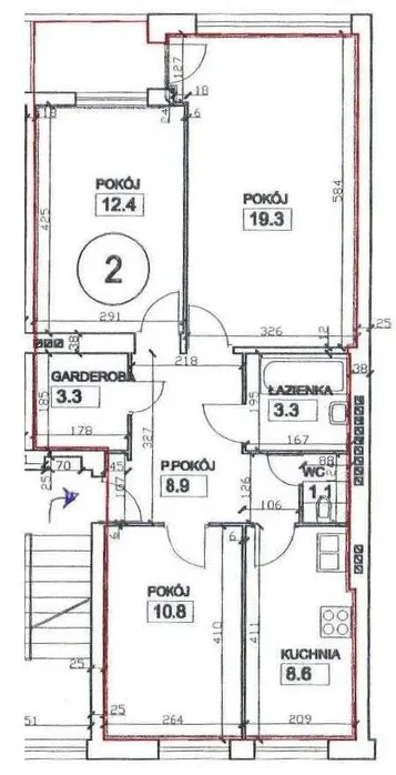3 niezależne pokoje | 67,7 m² | ul. Czysta | AGH/UJ | 1.09–30.06 - miniatura 4