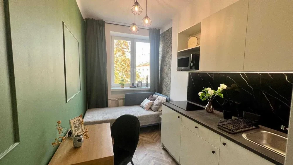 Micro Studio in Warsaw – Ochota | WUM | UW | Bills Included - 1/8