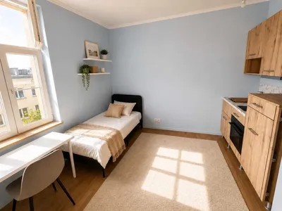 PRYWATNA własna łazienka i kuchnia | Poznań – Łazarz 20 m² - miniatura 2